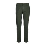 PANTALONE CHINO IN COTONE STRETCH MICROFANTASIA Uomo Verdone PANTALONE CHINO IN COTONE STRETCH MICROFANTASIA Uomo Verdone