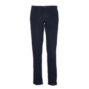 PANTALONE CHINO MILANO EXTRA SLIM IN COTONE PANAMA Uomo Blu PANTALONE CHINO MILANO EXTRA SLIM IN COTONE PANAMA Uomo Blu