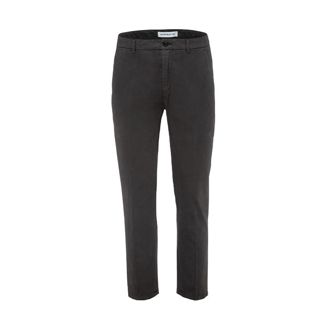 PANTALONE CHINO PRINCE IN COTONE Uomo Grafite