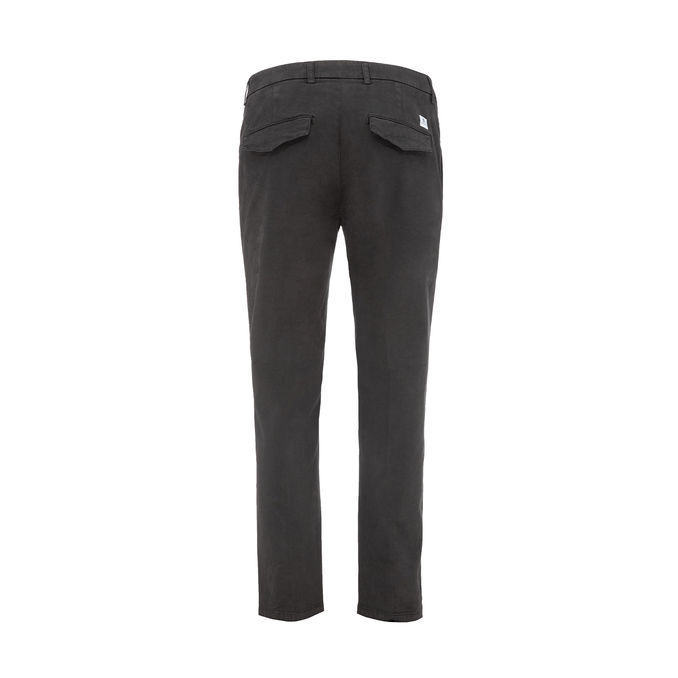 PANTALONE CHINO PRINCE IN COTONE Uomo Grafite