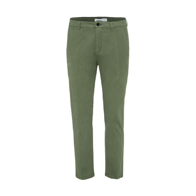 PANTALONE CHINO PRINCE IN COTONE Uomo Militare
