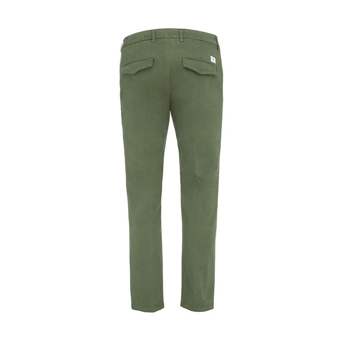 PANTALONE CHINO PRINCE IN COTONE Uomo Militare