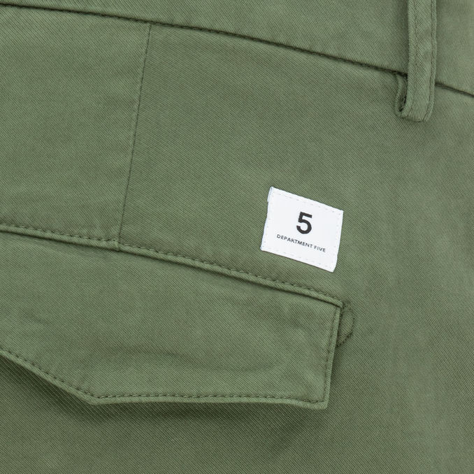 PANTALONE CHINO PRINCE IN COTONE Uomo Militare