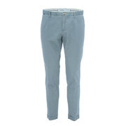 PANTALONE CHINO SLIM CON MICROFANTASIA Uomo Blu Navy PANTALONE CHINO SLIM CON MICROFANTASIA Uomo Blu Navy