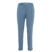 PANTALONE CHINO SLIM COTONE STRATCH Uomo Azzurro PANTALONE CHINO SLIM COTONE STRATCH Uomo Azzurro
