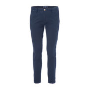 PANTALONE CHINO SLIM COTONE STRETCH MICROFANTANTASIA Uomo Blue Navy PANTALONE CHINO SLIM COTONE STRETCH MICROFANTANTASIA Uomo Blue Navy