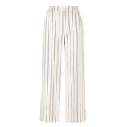 PANTALONE CROP GIRTUK Donna Cream Black PANTALONE CROP GIRTUK Donna Cream Black