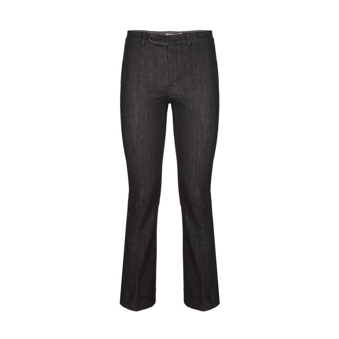 PANTALONE DENIMP IN DENIM STRETCH Donna Nero
