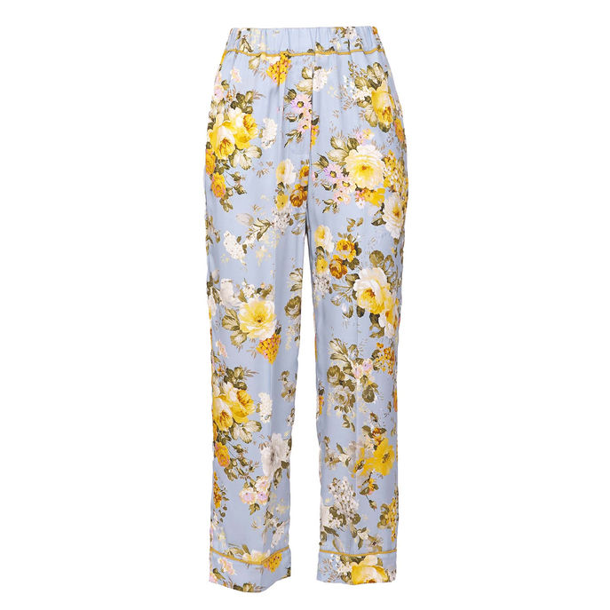 PANTALONE DRITTO FANTASIA FIORE Donna Polinesia