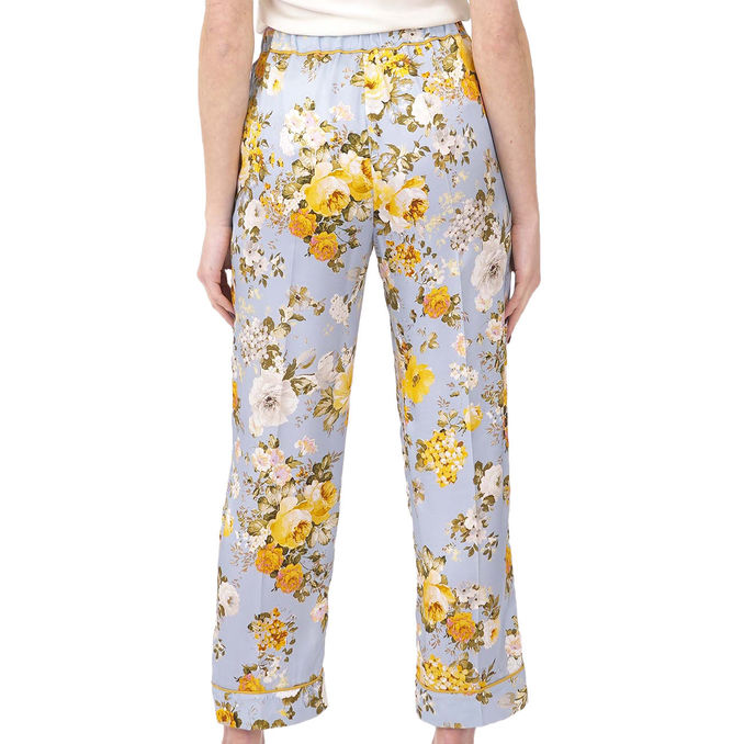 PANTALONE DRITTO FANTASIA FIORE Donna Polinesia
