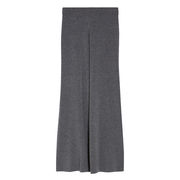 PANTALONE ESTESO MISTO LANA CASHMERE Donna Grigio Melange PANTALONE ESTESO MISTO LANA CASHMERE Donna Grigio Melange