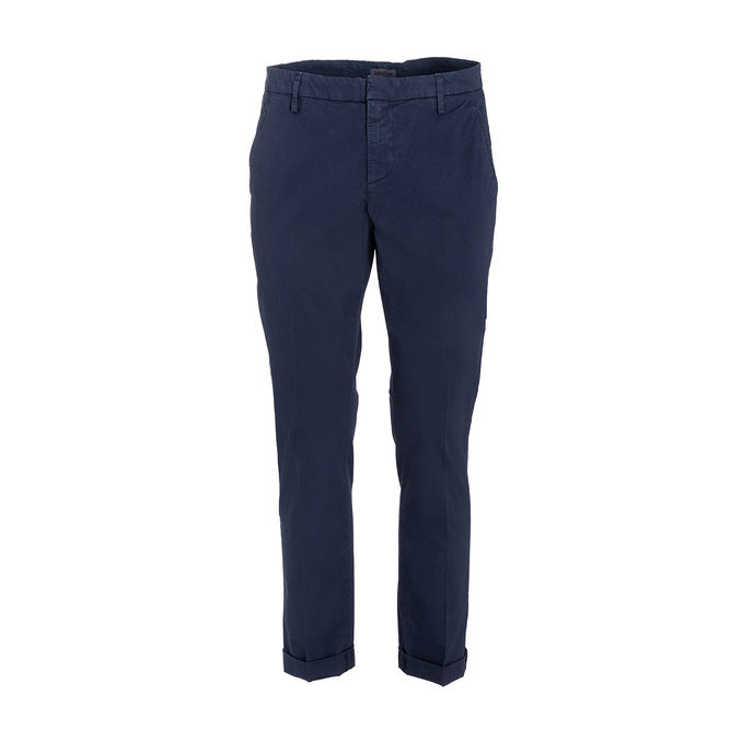 PANTALONE GAUBERT CHINO IN COTONE Uomo Navy