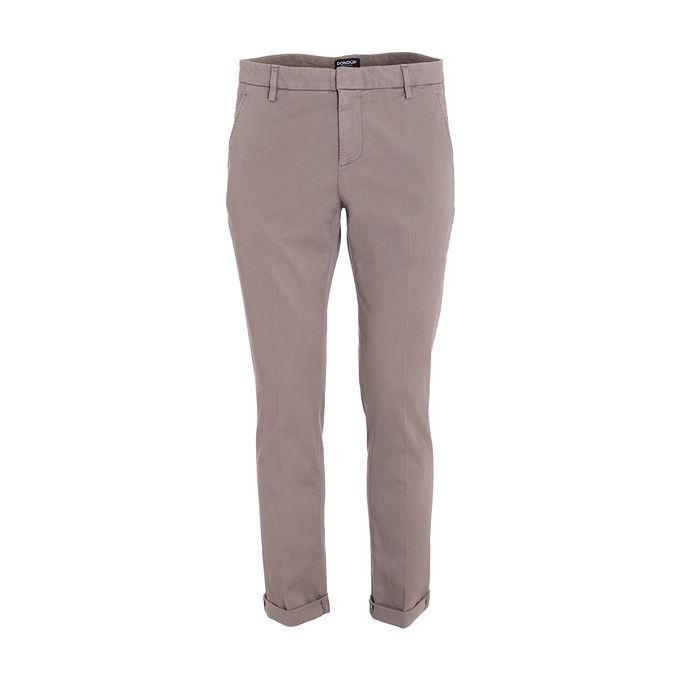 PANTALONE GAUBERT IN COTONE Uomo Tortora
