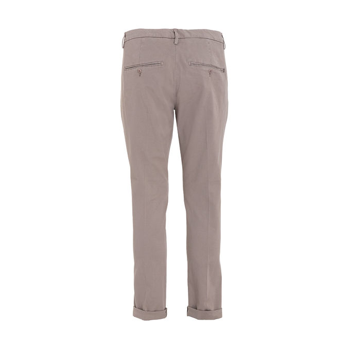 PANTALONE GAUBERT IN COTONE Uomo Tortora