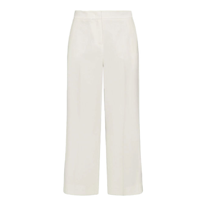 PANTALONE GRACE Donna Bianco Lana
