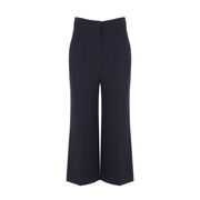 PANTALONE IN CADY GERRY TAGLIO CROP Donna Blu scuro PANTALONE IN CADY GERRY TAGLIO CROP Donna Blu scuro