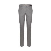 PANTALONE IN COTONE TINTO FILO SUPER SLIM Uomo Grigio chiaro PANTALONE IN COTONE TINTO FILO SUPER SLIM Uomo Grigio chiaro