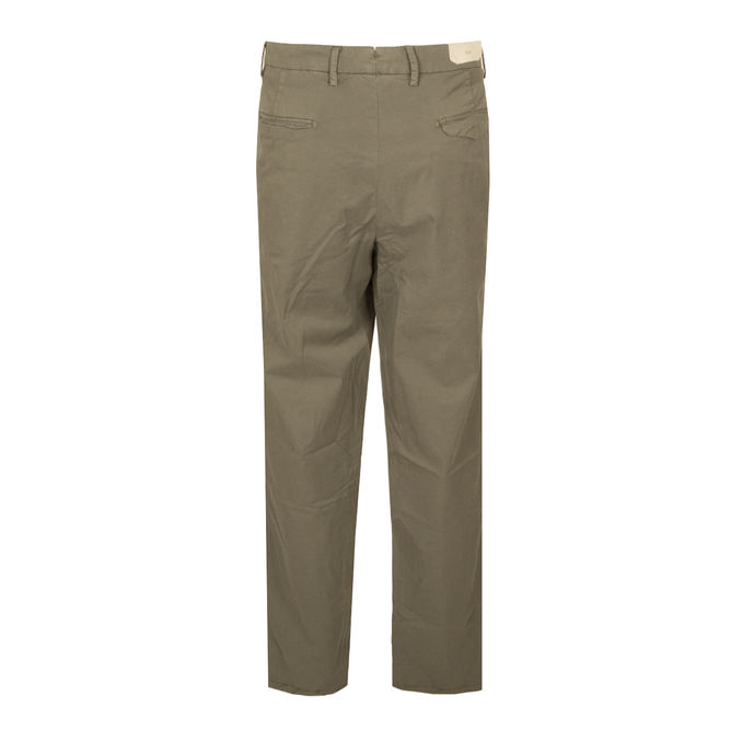 PANTALONE IN COTONE Uomo Verde