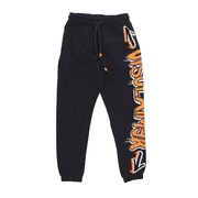 PANTALONE IN FELPA STAMPATO Uomo Nero Arancione PANTALONE IN FELPA STAMPATO Uomo Nero Arancione
