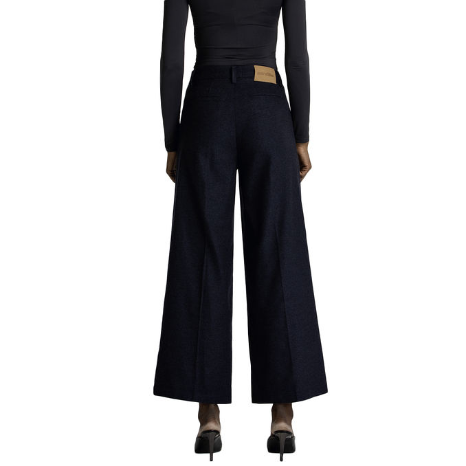 PANTALONE IN FLANELLA Blu