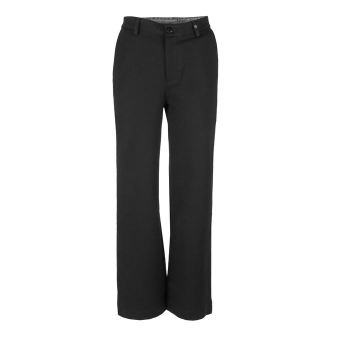 PANTALONE IN LANA TECNICA Donna Nero