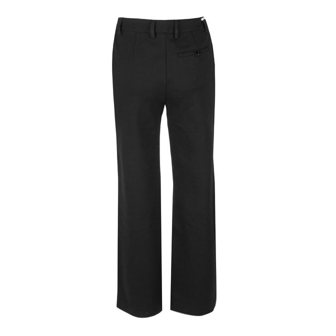 PANTALONE IN LANA TECNICA Donna Nero