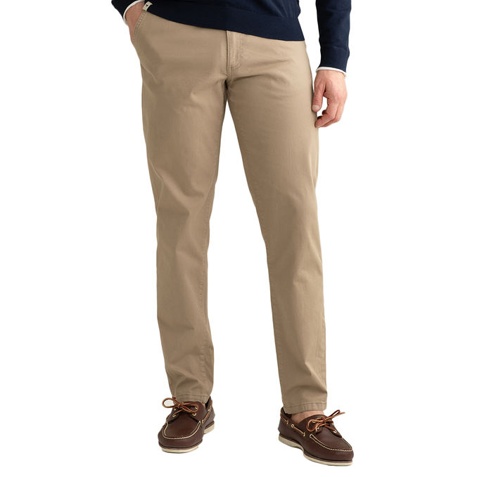 PANTALONE IN TESSUTO ARMATUATO LEGGERMENTE ELASTICIZZATO