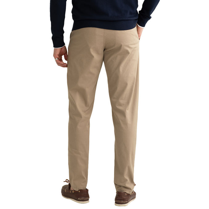 PANTALONE IN TESSUTO ARMATUATO LEGGERMENTE ELASTICIZZATO