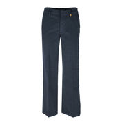PANTALONE IN VELLUTO Donna Blu Navy PANTALONE IN VELLUTO Donna Blu Navy