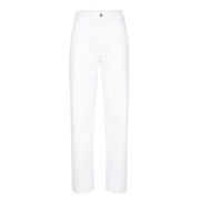PANTALONE JEANS REGULAR TAGLIO VIVO CAMALU Donna Bianco PANTALONE JEANS REGULAR TAGLIO VIVO CAMALU Donna Bianco