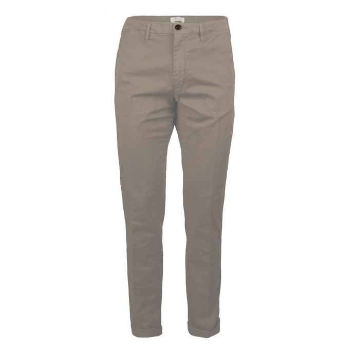 PANTALONE LENNY CHINO BASIC Uomo Tortora