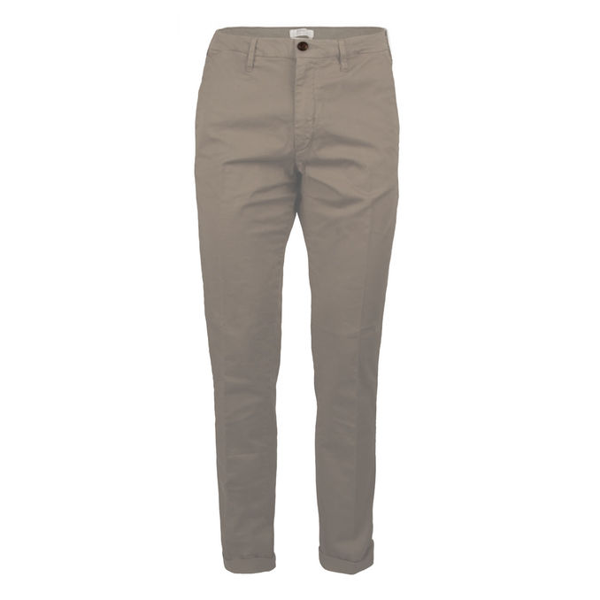 PANTALONE LENNY CHINO BASIC Uomo Tortora