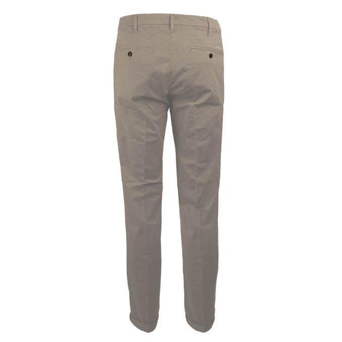 PANTALONE LENNY CHINO BASIC Uomo Tortora