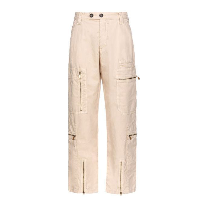 PANTALONE MATESE Donna Beige Farina Avena