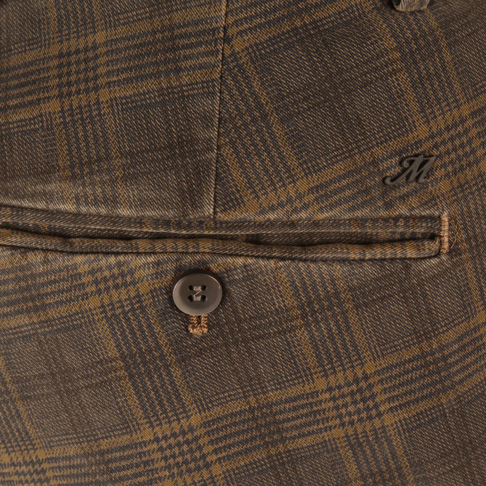 PANTALONE MILANO GABARDINA Uomo Fango