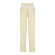 PANTALONE MONACO Donna Ivory Camel  PANTALONE MONACO Donna Ivory Camel