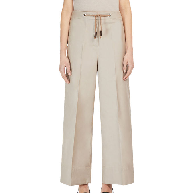 PANTALONE OTTAVO Donna Rich Beige