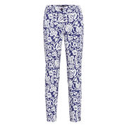 PANTALONE PERGOLA Donna Blu Fiore  PANTALONE PERGOLA Donna Blu Fiore