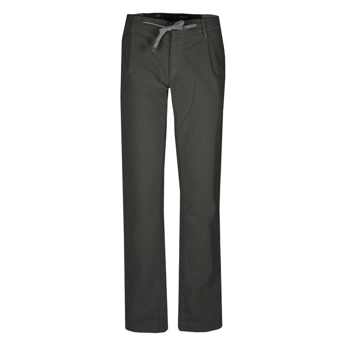PANTALONE PINCES VELLUTO Uomo Verde