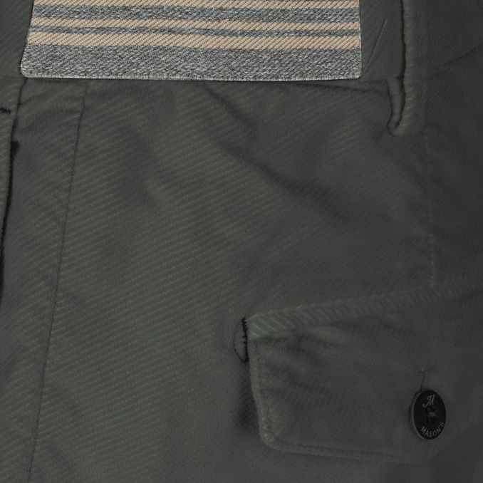 PANTALONE PINCES VELLUTO Uomo Verde