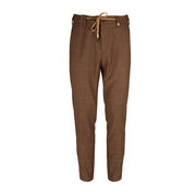 PANTALONE PRINCIPE DI GALLES BASE Uomo Beige Marrone PANTALONE PRINCIPE DI GALLES BASE Uomo Beige Marrone