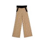PANTALONE SKARCUT JACQUARD LETTERING Donna Beige Black PANTALONE SKARCUT JACQUARD LETTERING Donna Beige Black