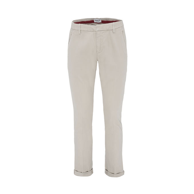 PANTALONE SLIM GAUBERT IN JERSEY Uomo Ghiaccio