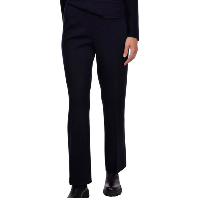PANTALONE SVASATO Donna Blu Navy