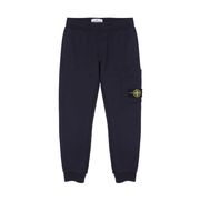 PANTALONE TUTA CON TASCHINO E LOGO Bambino Inchiostro PANTALONE TUTA CON TASCHINO E LOGO Bambino Inchiostro