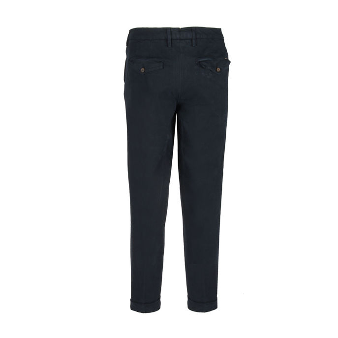 PANTALONE TWILL MANO CACHEMIRE Uomo Blu