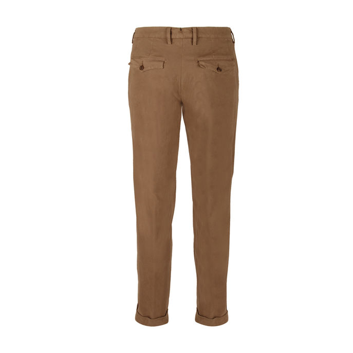 PANTALONE TWILL MANO CACHEMIRE Uomo Tortora