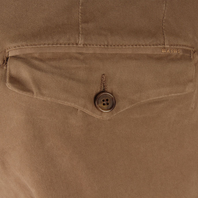 PANTALONE TWILL MANO CACHEMIRE Uomo Tortora