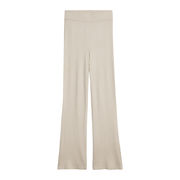 PANTALONI A-LINE RIB BADGE Donna Cestony Beige PANTALONI A-LINE RIB BADGE Donna Cestony Beige