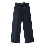 PANTALONI DRITTI IN POPELINE DI PURO COTONE Donna Melton Blue PANTALONI DRITTI IN POPELINE DI PURO COTONE Donna Melton Blue
